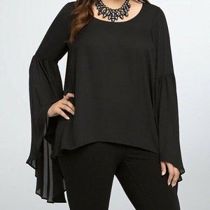 Torrid bell sleeve blouse